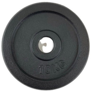 Vægtskive sort metal (50 mm) - 10 kg
