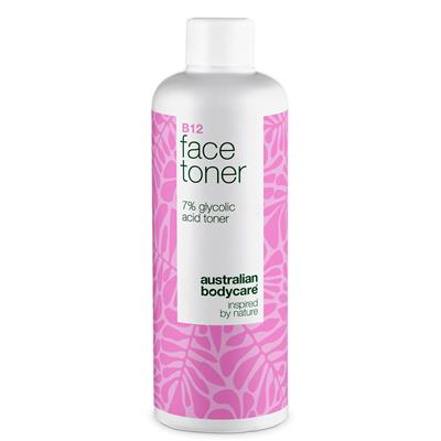 Ansigtstoner med B12 og 7% Glycolic Acid for jævn 