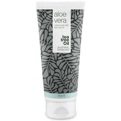 200 ml Aloe Vera Gel med Mint . Kølende og fugtgiv