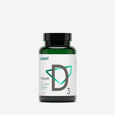 Puori Vitamin D3 120 kapsler