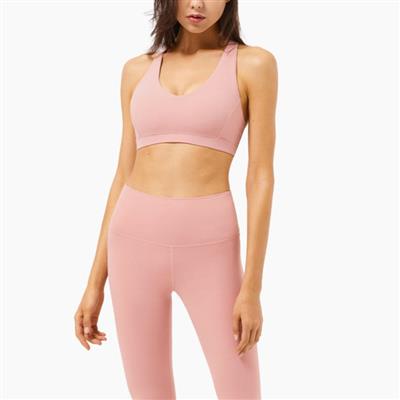 Nordic-wellness Racerback Sports Bra - Cloud Pink - S