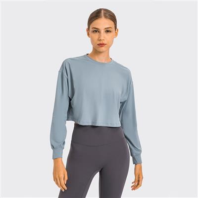 Nordic-wellness Move Long Sleeve - Dusty Blue - M