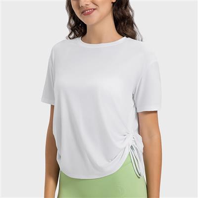 Nordic-wellness Scrunch Tee - White - L