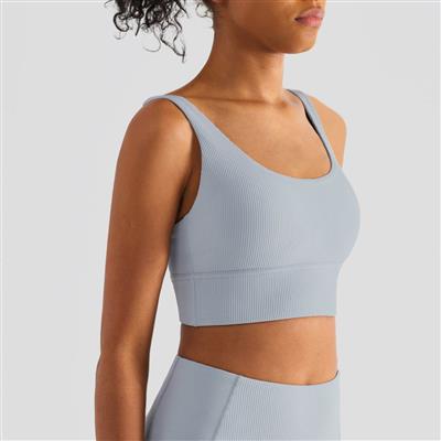 Nordic-wellness Sculpt Rib Sports Bra - Space Grey - S