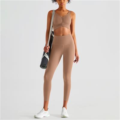 Nordic-wellness Elevate Yoga Set - Soft Brown - S / S