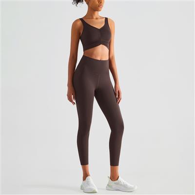 Nordic-wellness Elevate Yoga Set - Dark Brown - M / M