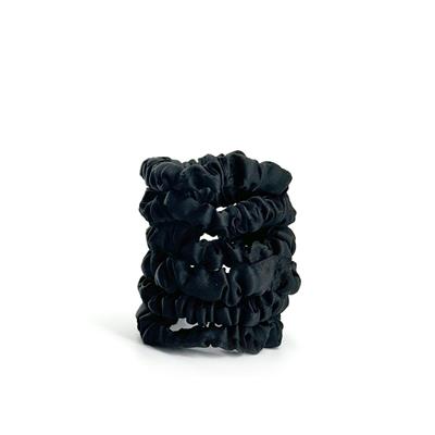 6-pak Soft Satin Scrunchies Sm